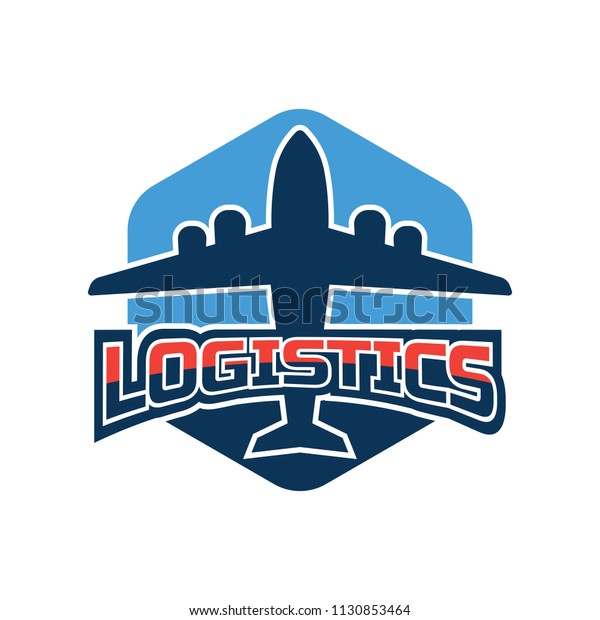 shipping logistics\
logo, vector\
illustration