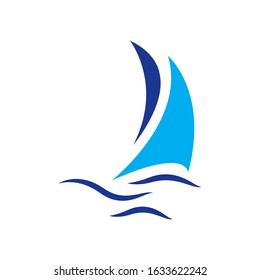 shipping logo design vector symbol for cargo ship freight transportation trade company