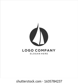 shipping logo design vector symbol for cargo ship freight transportation trade company,  Idea logo design inspiration