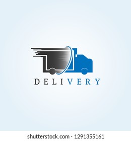 Shipping logo templates, vector logos for corporate businesses sending goods, couriers, vectors