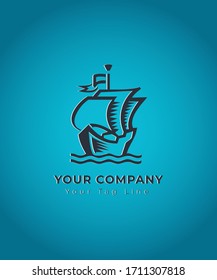 Shipping Logo Vector File Multipurpose