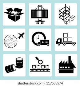 shipping management, transportation, product line, factory management, warehouse management