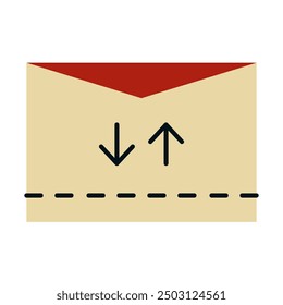 Shipping and package distribution flat icons