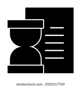 Shipping and package distribution solid icons