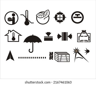 Shipping Packging Symbol Vector With White Background