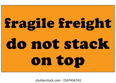 Shipping and storage labels do not stack