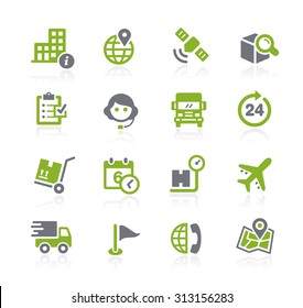 Shipping and Tracking Icons // Natura Series