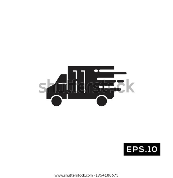 Shipping truck icon vector. Truck car icon\
vector illustration