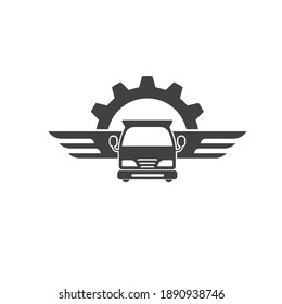 shipping truck icon  vector illustration design template