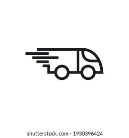 shipping truck icon  vector illustration design template