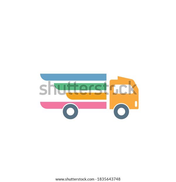 shipping
truck icon  vector illustration design
template