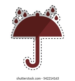 Shipping umbrella symbol icon vector illustration graphic design