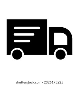 Shipping Vector Glyph Icon For Personal And Commercial Use.
