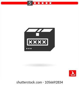 shipping vector icon