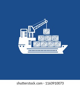 Shipping vector icon design