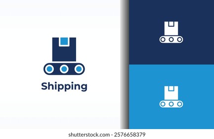 Shipping vector, icon or logo sign isolated symbol illustration