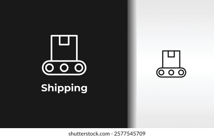 Shipping Vector, Icon Or Logo Sign Isolated Symbol Illustration