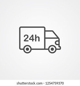 Shipping vector icon sign symbol