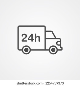 Shipping vector icon sign symbol