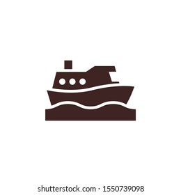 Shipping vector illustration. Shipping and Delivery glyph style icon.