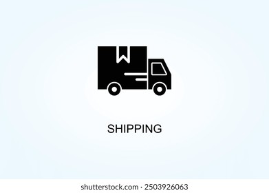 Shipping Vector Or Logo Sign Symbol Illustration