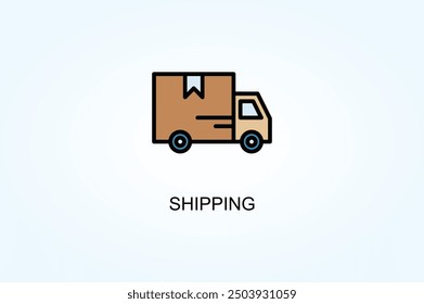 Shipping Vector Or Logo Sign Symbol Illustration