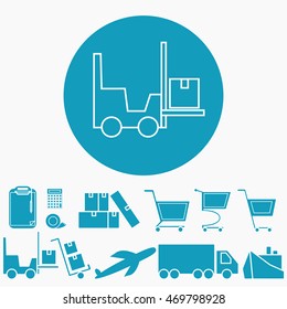 shipping,forklift, delivery service