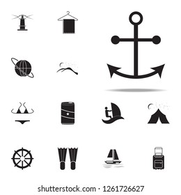 ship's anchor icon. summer pleasure icons universal set for web and mobile