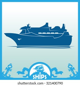 Ships, boats, cargo, logistics, transportation and shipping icons
