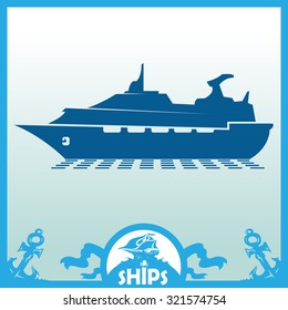 Ships, boats, cargo, logistics, transportation and shipping icons