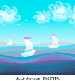 The ships conquers unexplored spaces