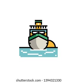 ships icon sign signifier vector