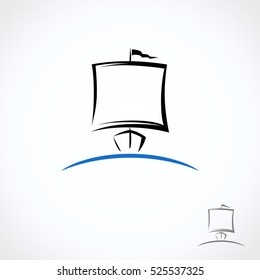 Ships set. Vector