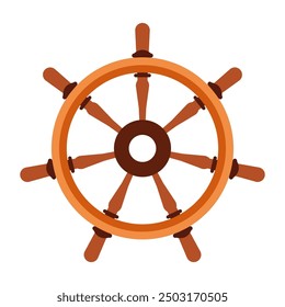 Ship's wheel icon graphic  design illustration 