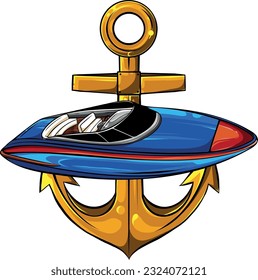 Ships yachts and boats icons set with navigation symbols flat isolated vector illustration