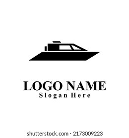 Ship-themed vector logo suitable for marine companies