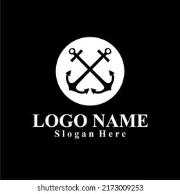 Ship-themed vector logo suitable for marine companies