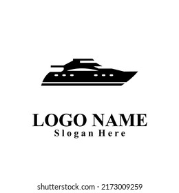 Ship-themed vector logo suitable for marine companies