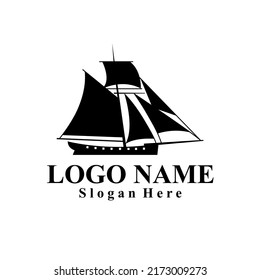 Logotipo vectorial de temática náutica adecuado para las empresas marinas