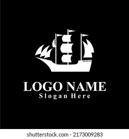 Logotipo vectorial de temática náutica adecuado para las empresas marinas