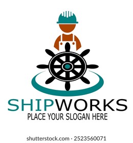 SHIPWORKS VEKTOR PLATZIEREN SIE IHREN SLOGAN HIER