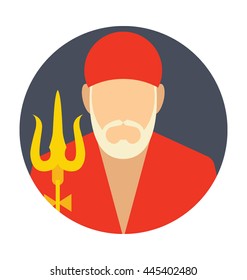 Shirdi Baba Vector Icon