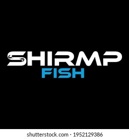 shirmp fish vector logo new concept