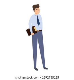 Icono de agente de la camiseta. Dibujo del icono del vector del agente de la camisa para el diseño web aislado en fondo blanco
