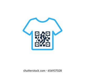 Shirt Barcode Icon Logo Design Element