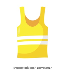 shirt beach suit flat style icon vector illustration design