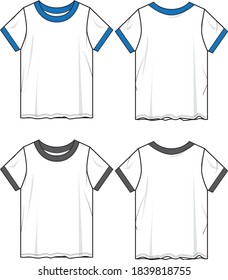 shirt for boy vector pattern template