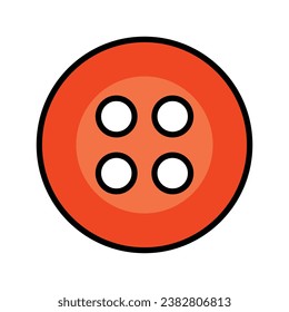 Shirt button icon design, illustration design

