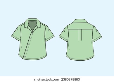 A shirt is a cloth garment for the upper body Char vet shirt.