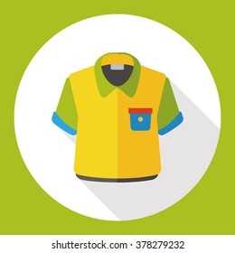 shirt clothes flat icon